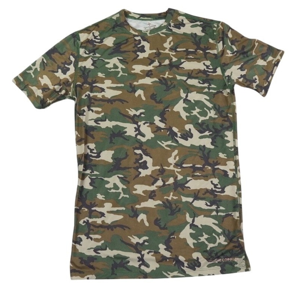 Tommie Copper CoolCopper Camo Shirt Mens XL Green‎ Performance Compression